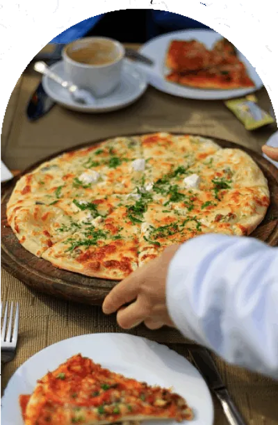 pizza blanche
