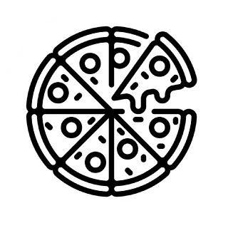 icône pizza